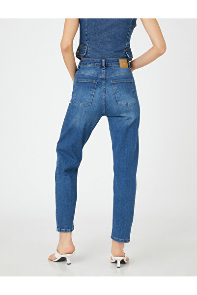 Koton Džíny Slim Fit s vysokým pasem - Mom Slim Jean