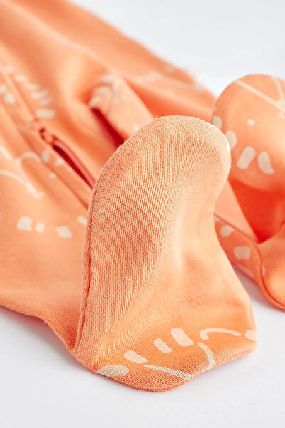 Next Baby 100% Cotton Orange Tiger Patterned 3-Piece Sleeping Bag ALY00414