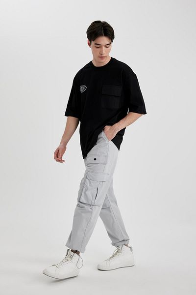 DeFacto Baggy Cargo Pocket Straight Leg Parachute Trousers B6388ax24sp