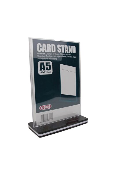 okularenkkat Suport pentru meniu de birou tip T-vertical (148x210mm)