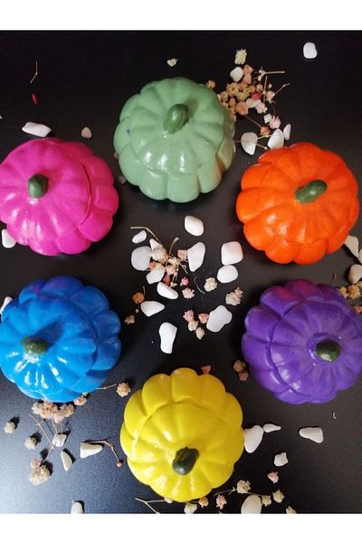 Grimsi Mini Pumpkin Presentation Turkish Delight Bowl 6 Pieces
