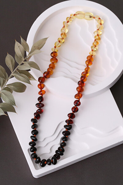 Dünya Doğal Taş Certified Amber Baby Necklace