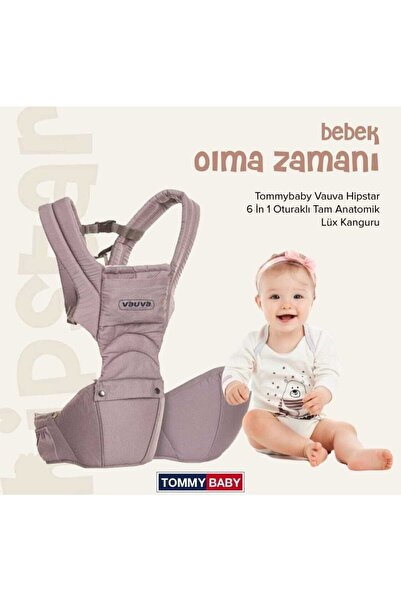 Tommybaby Vauva Hipstar 6 İn 1 Oturaklı Tam Anatomik Lüx Kanguru /