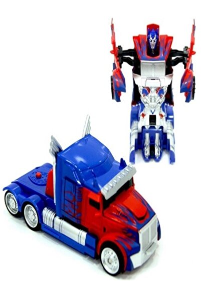 LRS STORE Transformers Optimus Prime Çek Bırak Oyuncak Araba Çarpınca Otomati...