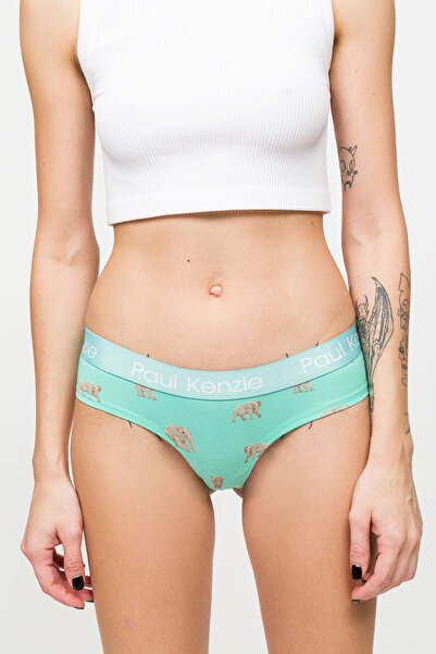 Paul Kenzie Desenli Kadın Cheeky Külot – Eco Characters – Elephantastic