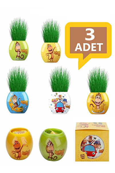 ADELKA TİCARET KOPYA - KUKİLİ ÇİM ADAM 3 ADET