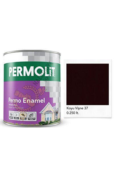 Permolit Enamel Sentetik Yağlı Boya KOYU VİŞNE 0.250 Lt.