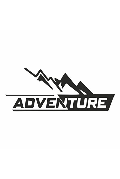 Reysa Tasarım ملصق سيارة Adventure 4x4 مقاس 20x10 سم باللون الأزرق