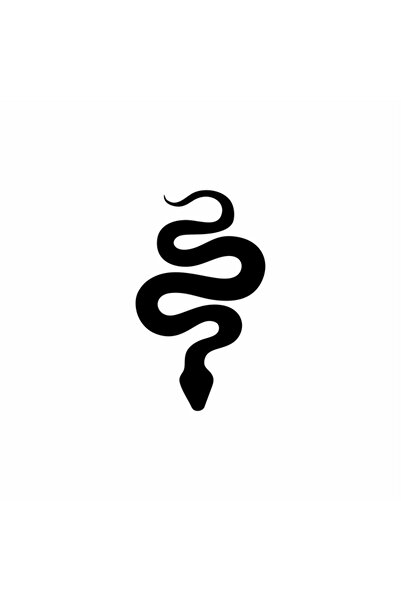 Reysa Tasarım ملصق سيارة على شكل ثعبان مقاس 10x17 سم أزرق