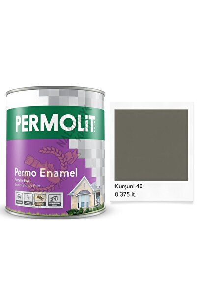 Permolit Enamel Sentetik Yağlı Boya KURŞUNİ GRİ 0.375 Lt.