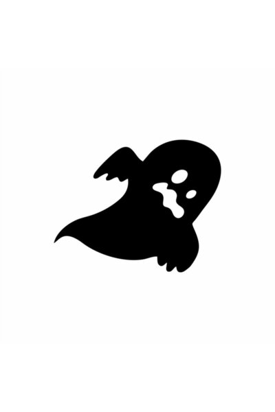 Reysa Tasarım Korkan Hayalet Araba Sticker 16x13 Cm Mavi