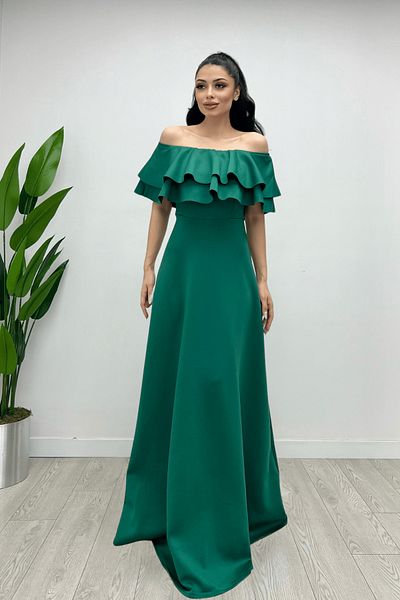 giyimmasalı Φόρεμα Flounce - Emerald Green