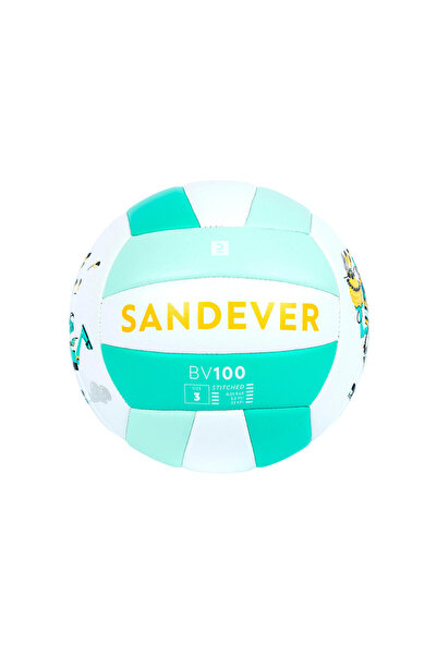 Decathlon Copaya Çocuk Plaj Voleybolu Topu - 3 Numara - Yeşil / Totem Deseni ...