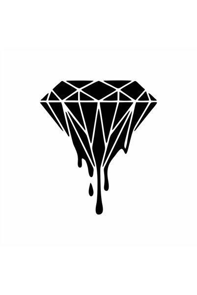 Reysa Tasarım ملصق سيارة دايموند 17x19 سم أزرق