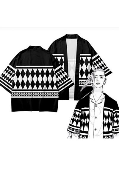 DEEFWEAR Anime Cosplay Demon Slayer Kimetsu No Yaiba Tanjiro Kimono unisex