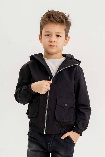 Gold Class Kidswear Waterproof Boy's Raincoat with Hooded Pocket