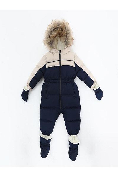 Benittokids Baby Boy Astronaut Jumpsuit Navy Blue