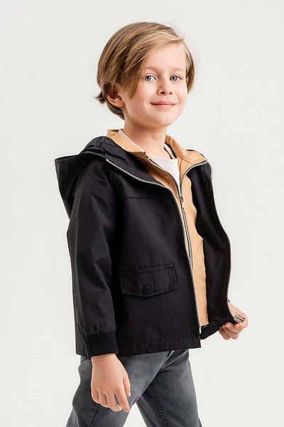 Gold Class Kidswear Водоустойчив дъждобран за момче с качулка