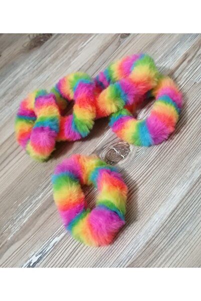 GÜLPEŞE Peluş Simit Toka Tüylü Toka