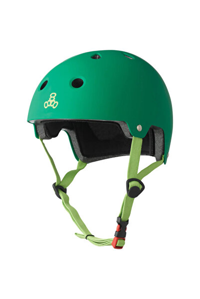 Triple Eight Dual Certified Kelly Green Mat Kask (Yeşil)-S/M