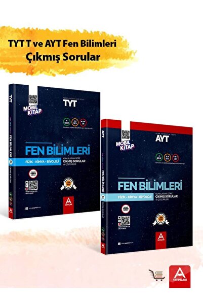 A Yayınları AYT ve TYT Fen Bilimleri Çıkmış Sorular Seti Konularına Ve Zorluk...