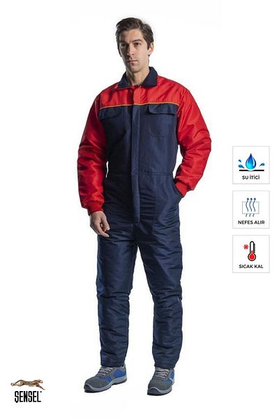 Şensel Ολόσωμη φόρμα για κρύο καιρό, Navy blue-red-55e1045- Ρούχα εργασίας