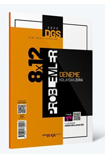 Marka Yayınları 2022 Dgs Problemler 8×12 Deneme