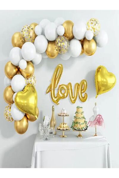 DÜVENCİ TİCARET SET BALON FOLIE LOVE SIGNATURE