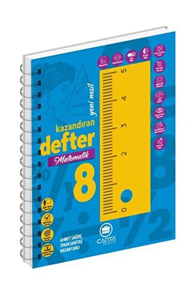Çanta Yayıncılık Çanta Yayınları 8 Sınıf Matematik Okula Yardımcı Kazandıran Defter Akıllı