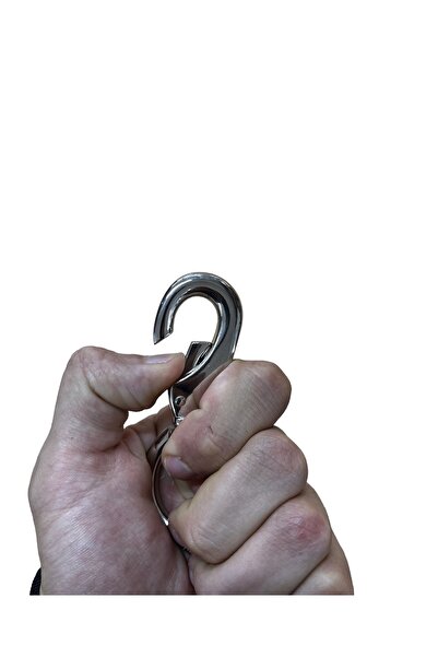 İsmet toka Köpek Tasma Zincir Klips Papağan Gümüş 1 Adet -metal Aksesuar