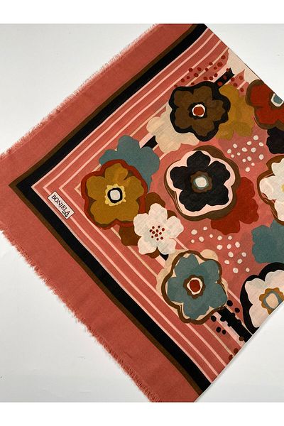 Bonjela Flower Pattern Cheesecloth Writing