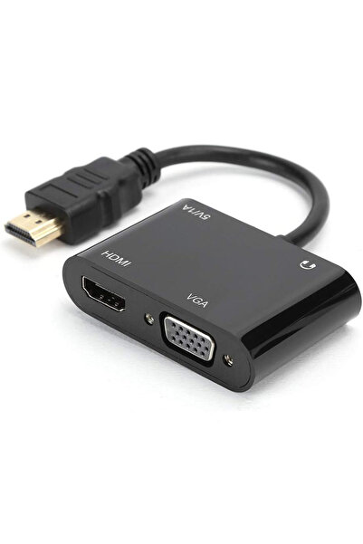 Coverzone 1080p 2in1 Hd'den Vga Hdmi To Vga Dönüştürücü Projeksiyon Hd Ürünleri Vga Ürünlerini Bağlama Zr724