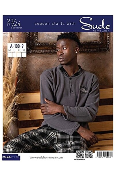 Sude Erkek Kışlık Pijama Takım Polar