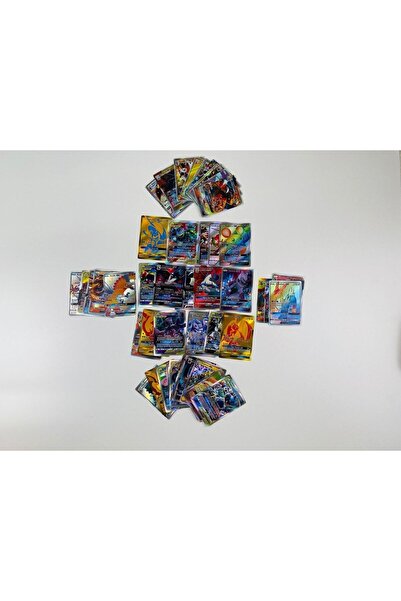 Abetto Market Pokemon GX Shiny Game Card - 50 Pieces