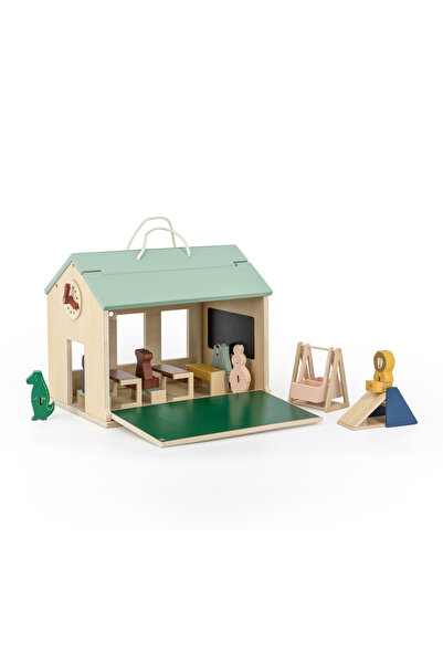 Trixie - WOODEN SCHOOL WITH ACCECSORIES - AHŞAP OKUL SETİ