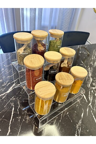 cyatelier 3 Katlı Şeffaf Pleksi Yükseltici Sergileme Standı 26 cm, parlak ve ...