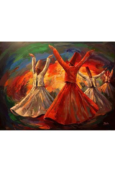 MARCEL SANAT Colorful Whirlpools Pixart Art Diamond Mosaic Painting Diamond Turkey 66*51