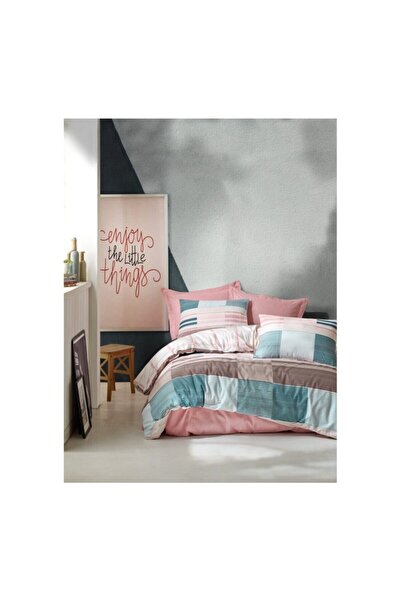 Cotton Box Eva - Пудра Двоспальний комплект постільної білизни