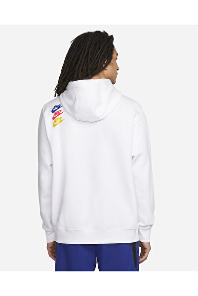 Nike Чоловічий спортивний одяг з капюшоном білий Sweat