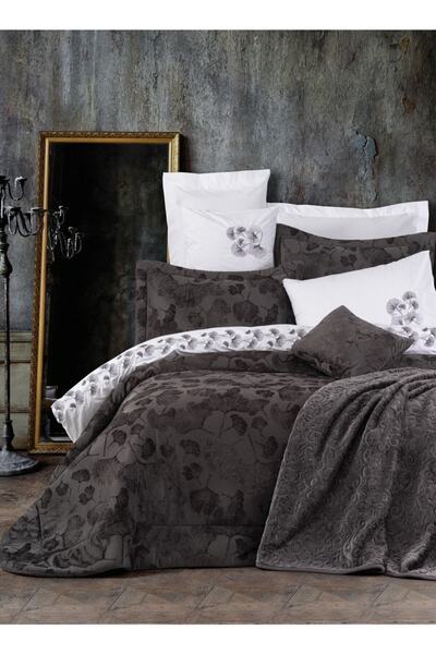 Cotton Box Platinium Çeyiz Seti Janella Antrasit (11 Parça)