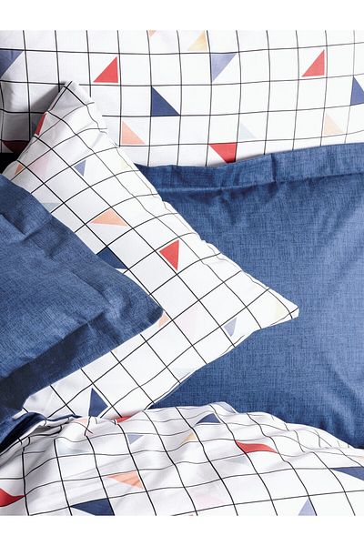 Cotton Box Set cuvertură de pilota Minimal unică Tocană Albastru