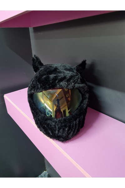 Crystal Palace peluş peluş kılıf kask kılıfı kask süsü motor aksesuarı koruyucu ekipmanları vizör