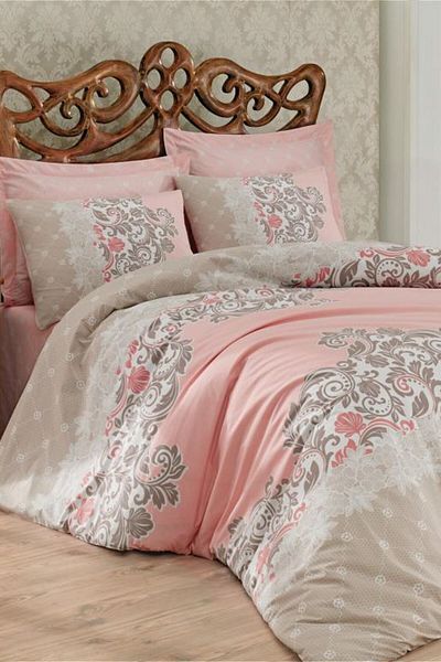 Cotton Box Set cuvertură dublu de pilota Ranforce Megan Beige