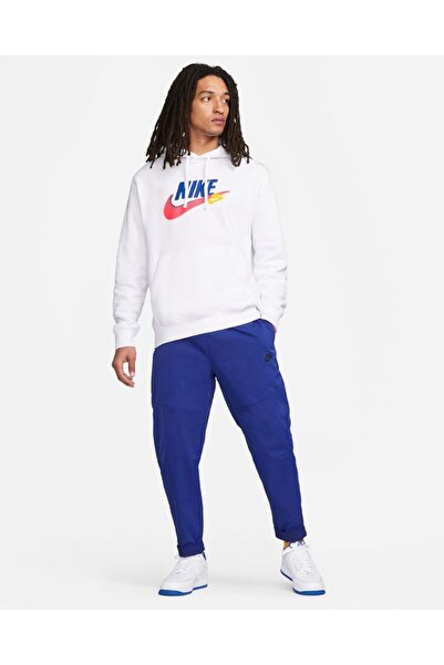 Nike Чоловічий спортивний одяг з капюшоном білий Sweat