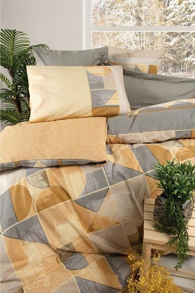 Cotton Box Gray Single Duvet Cover Set - Jammy