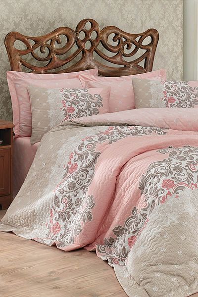 Cotton Box Megan Beige Color Ranforce Single Complete Set