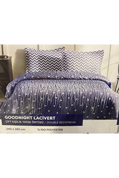 Özdilek ÖZDİLEK ÇİFT KİŞİLİK YATAK ÖRTÜSÜ GOODNİGHT LACİVERT