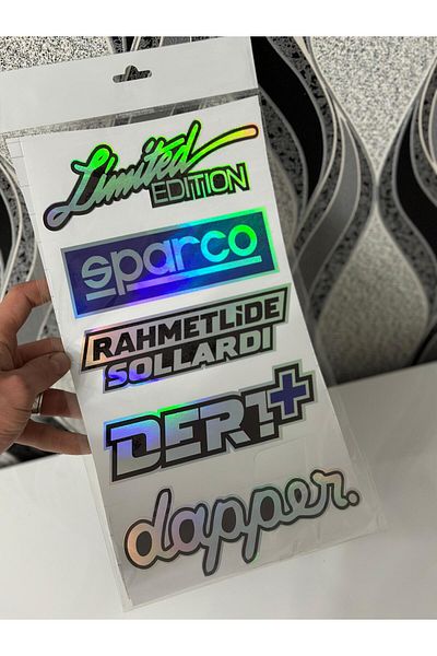 Hologram Kart ETICHETĂ HOLOGRAMĂ SCRIBIȚI PE PARBRIZ SPATE AUTO NOU CU HOLOGRAMĂ