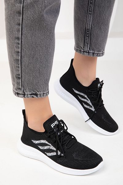 SOHO Women's Black Sneakers 18833