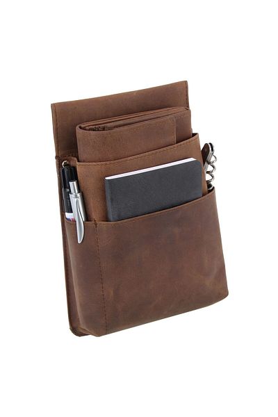 Alassio Gürteltasche Leder 10 cm für Kellnerbörsen